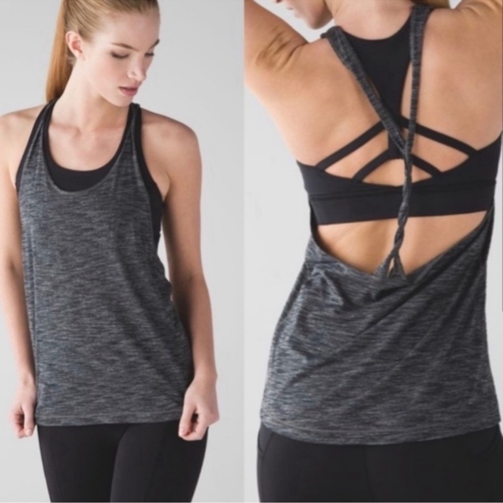 Lululemon Twist and Toil Tank Bra Top Size 4